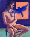 Man with Bluebird III