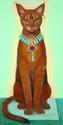 Cats with Jewelry: Abyssynian