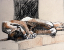Untitled Reclining Male Nude