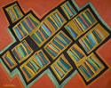 Nancy Langhorn - Abstract Painting Nancy Langhorn, oil on canvas, abstract, painting, colorful, - Abstract Painting