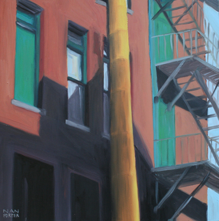 Painting-Cityscape-Fort Point Yellow Tube