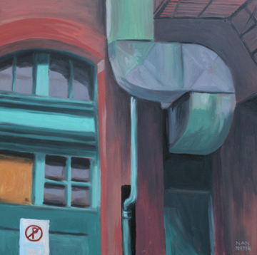 Painting-Cityscape-Fort Point Bend in Vent