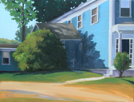 Painting-Impressionism-In the Shade, hose