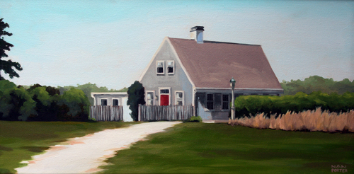 Painting-Expressionist-Picket Fences