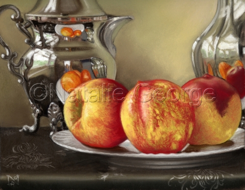 Nectarines%20on%20a%20Plate (large view)