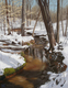 Painting--Pastels-LandscapeCarriage Hills Creek, Winter