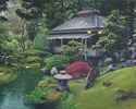Print Making-Teahouse and Raindrops