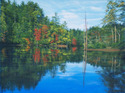 Painting--Oil-LandscapeFall Afternoon on Lake Santeetlah