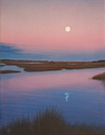 Painting--Oil-LandscapeMarsh at Moonrise
