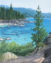 Painting--Oil-LandscapeTrail on Tahoe