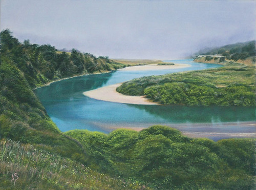 Painting-Landscape-Distant Fog