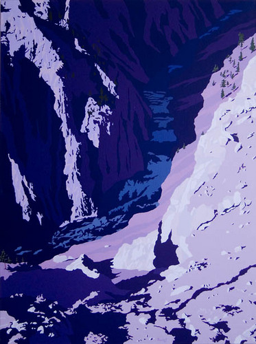 Painting-Landscape-Yellowstone Shadows