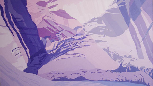 Painting-Landscape-Sandstone Fantasy