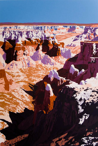 Print Making-Landscape-Coal Mine Canyon