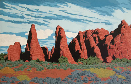 Painting-Landscape-The Desert Tramps