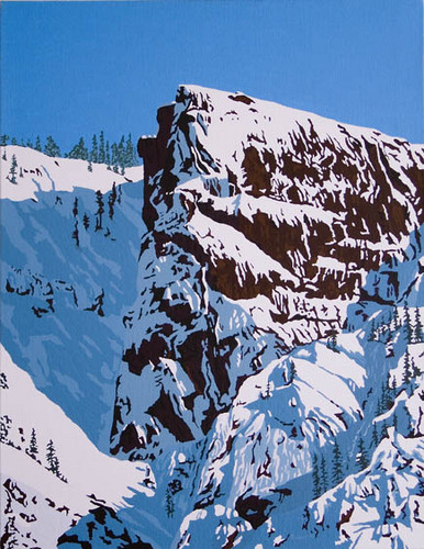 Painting-Landscape-Taft Point, Yosemite
