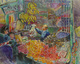 Painting--Watercolor-CityscapeOld City Market  I