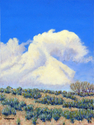 Painting--Pastels-ExpressionistSage and Clouds