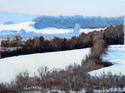 Painting--Pastels-ExpressionistSnowy Fields