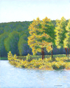 Painting--Pastels-RealismLast Patch of Sunlight