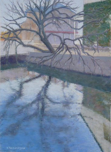 Painting-Reflections Near Bridge Street