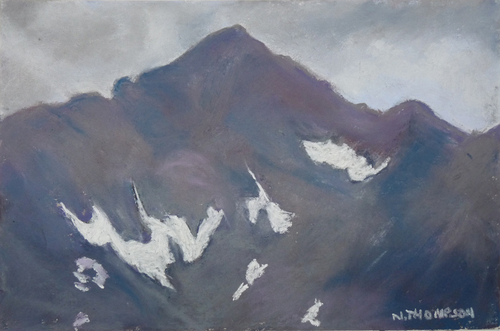 Painting-Expressionist-Wilson From Rowdy�s, Rainy Day