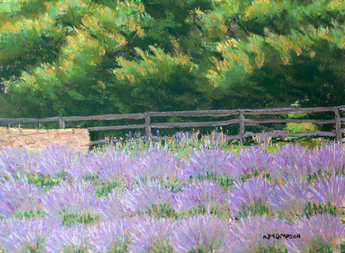 Painting-Landscape-First Day Of Summer (study)