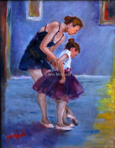 Painting-The Ballet Lesson