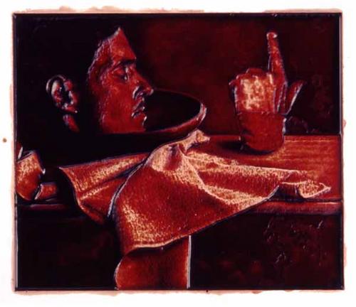 Hand of Lenin Lecturing Head of Che