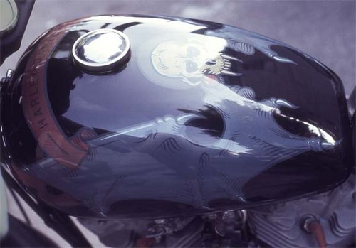 Gas Tank Art, side view