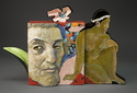 NoiVolkov,Teapot,ceramic,art,
contemporary,Gauguin,gift,home design,collectible,whimsical,beautiful,classical,famous ceramic artist - Decorative Ceramics