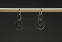 Rachel Beck - Earrings Jewelry Sterling,silver,sterling silver,augusta,georgia,ga,jewelry,forged,Fine silver,fine,earrings,circles,hoops, - Earrings Jewelry