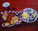 Painting--Acrylic-Still Lifelobsta lunch