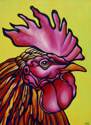 Painting--Acrylic-AnimalsPortrait of a Rooster