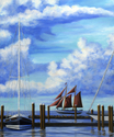 Painting--Acrylic-SeascapeWatching The Ship Come In