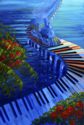 Painting--Acrylic-SeascapeLast Train To Paradise