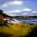 Painting--Acrylic-SeascapeView Near Compo Beach #1