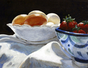 Painting--Acrylic-Still LifeEggs and Berries