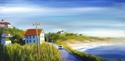 Painting--Acrylic-SeascapeSpring Street, Block Island #1