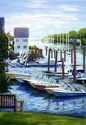 Painting--Acrylic-SeascapeView From Pinkney Park #2
