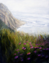 Painting--Acrylic-SeascapeMohegan Bluffs, Block Island