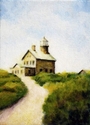 Painting--Acrylic-SeascapeNortheast Lighthouse, Block Island