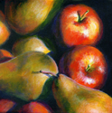 Painting--Acrylic-Still Lifepears and apples #5
