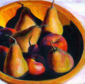 Painting--Acrylic-Still Lifepears and apples #6