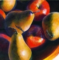 Painting--Acrylic-Still Lifepears and apples #8