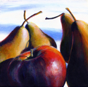Painting--Acrylic-Still LifePears and Apples #11