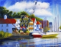 Painting--Acrylic-SeascapeView From Pinkney Park #7