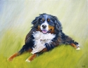 Painting--Acrylic-AnimalsPortrait of a Dog