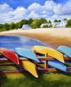 Painting--Acrylic-SeascapeRoton Kayaks #2