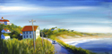 Painting-SPRING STREET, BLOCK ISLAND #1
